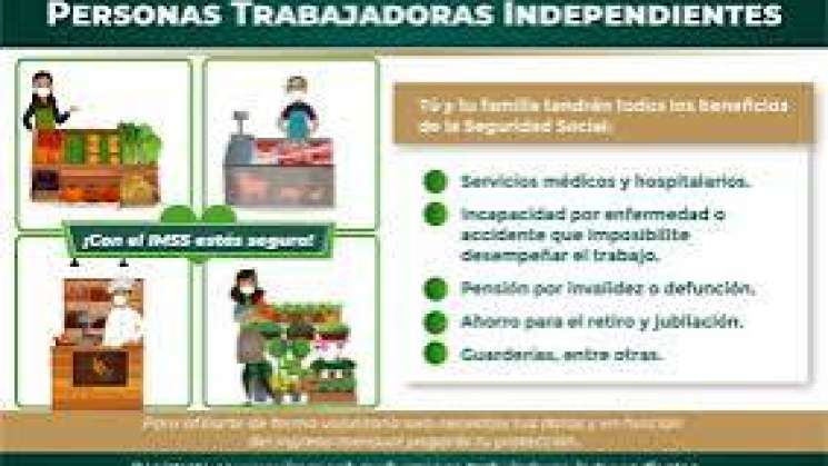 Ofrece IMSS seguro para trabajadores independientes