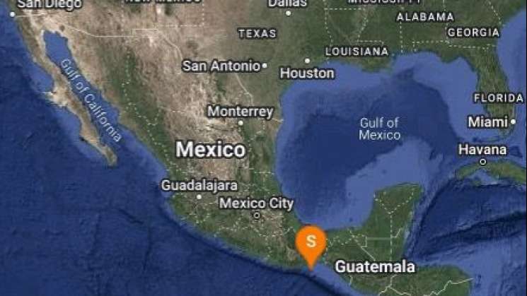 Sismo en Oaxaca de 4.1 con epicentro en Salina Cruz