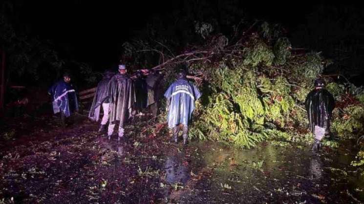 Tras paso de huracán John,sin afectaciones mayores en Oaxaca 