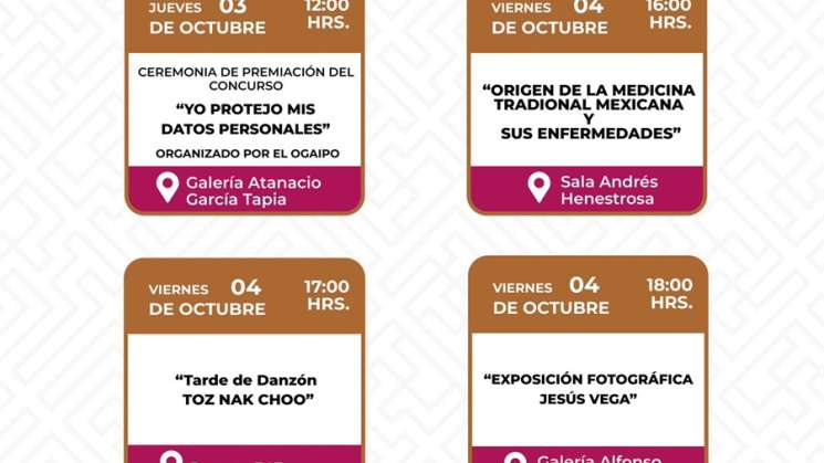  CCO inicia octubre con cursos, exposiciones y muestras de bailes