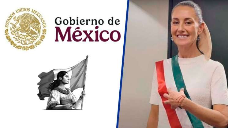 Presenta Shembaum nuevo emblema del Gobierno de México