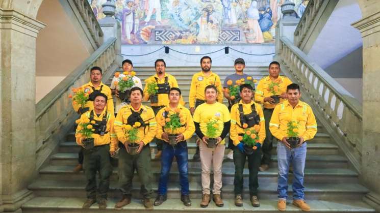  Más de 12 mil macetas de flor de cempasúchil adornarán el zócalo