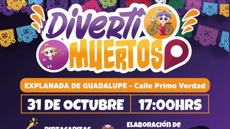 Invita DIF Oaxaca a la Diverti Muertos 2024     