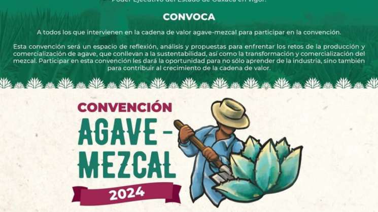 Convocan a maestr@s mezcaler@s a Convención Agave Mezcal 2024