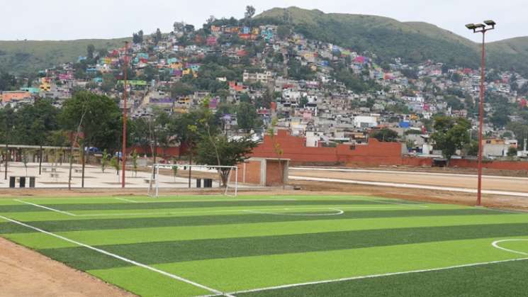 Parque Primavera Oaxaqueña, espacio para deporte y recreación 