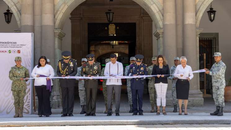 Con exposiciones fotográficas rinden homenaje a fuerzas armadas 