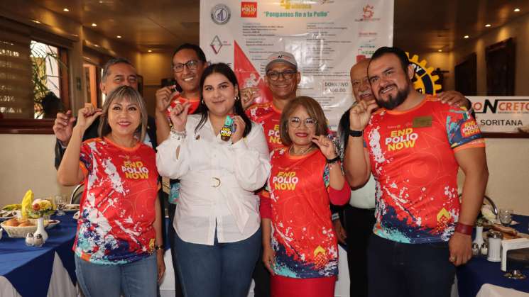  Clubes Rotarios de Oaxaca se unen contra la polio 