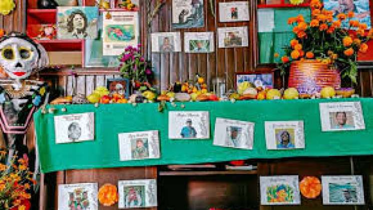 En Oaxaca dedican ofrenda a personas defensoras asesinadas