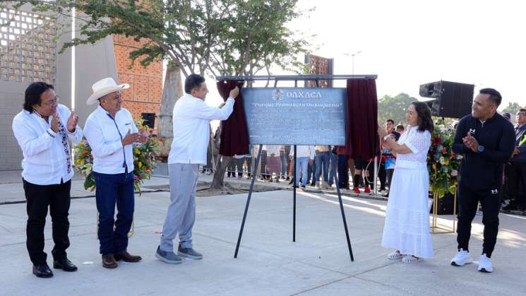 Entrega Gobierno del Estado Parque Primavera Oaxaqueña al pueblo 