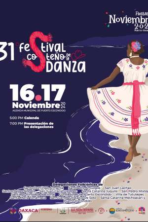 Puerto Escondido vivirá su tradicional Festival Costeño de Danza 