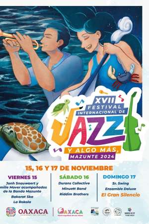 Listo Mazunte para Festival Internacional de Jazz y Algo Más 2024