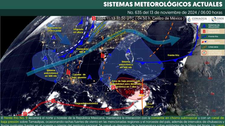 Se prevé poca probabilidad de lluvias en Oaxaca este miércoles 