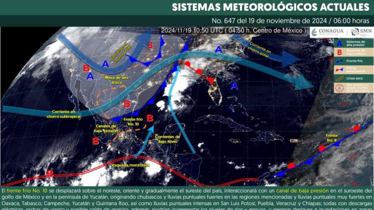 Se prevén lluvias ligeras en zonas serranas de Oaxaca