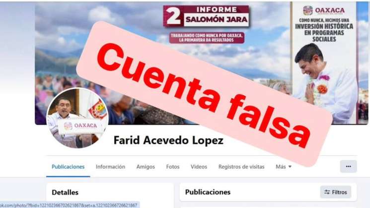 Alertan sobre cuentas falsas a nombre del titular de Sefin  