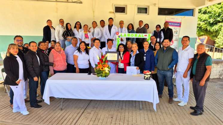 Certifica SSO al Centro de Salud de San Pablo Huixtepec ELS