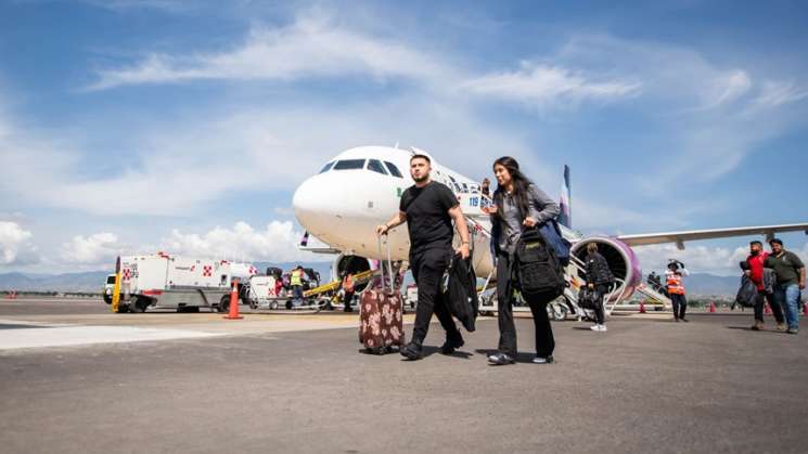 Registran aeropuertos de Oaxaca más de 2.8 millones de personas