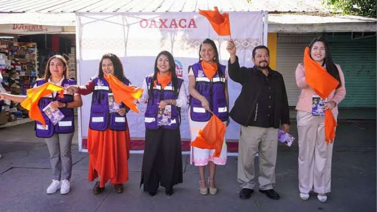 Mega brigada en Central de Abasto contra violencia a mujeres 