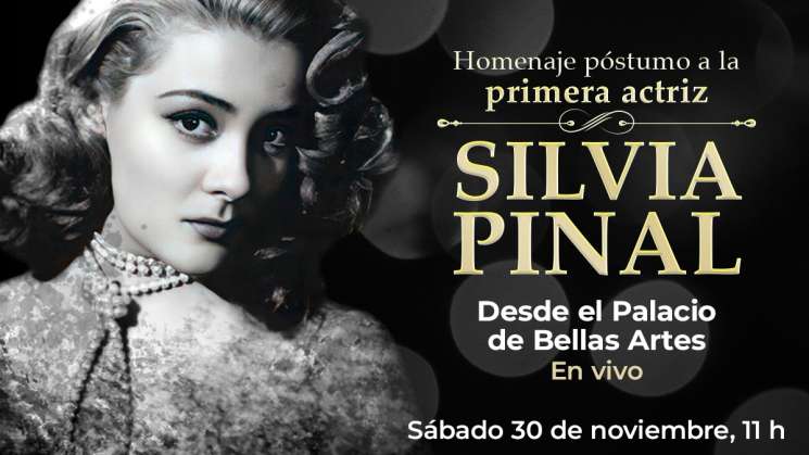 Homenaje póstumo a Silvia Pinal desde el Palacio de Bellas Artes 