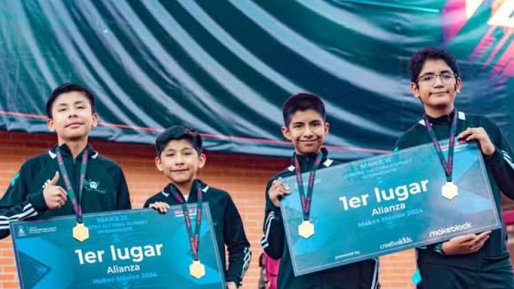 Ganan niños oaxaqueños concurso de robótica nacional 