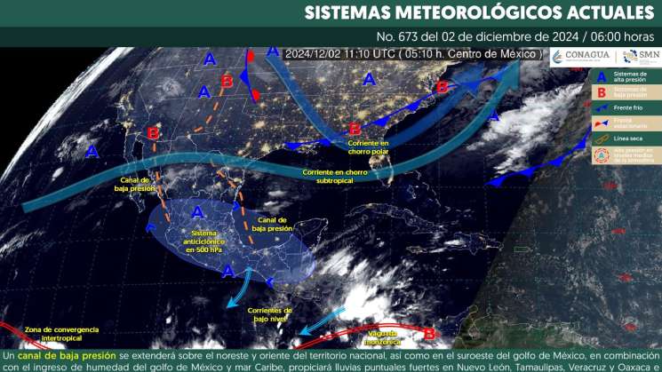 Continuará el ambiente frío en Oaxaca para este inicio de semana 