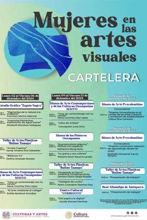 Invitan a participar en programa “Mujeres en las artes visuales