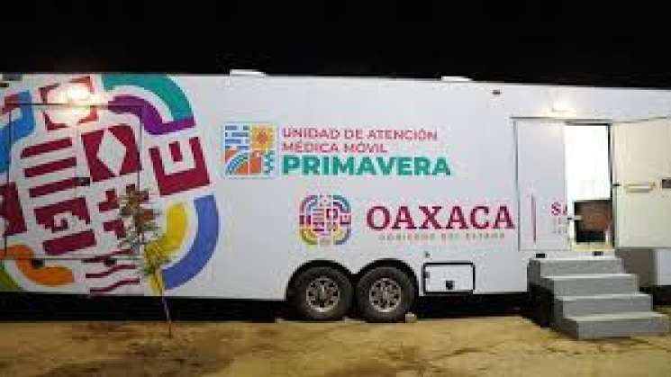  Instala SSO Unidad Médica Móvil en el Parque Primavera Oaxaqueña