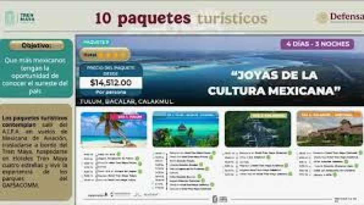 El Tren Maya lanza paquetes turísticos con descuentos 