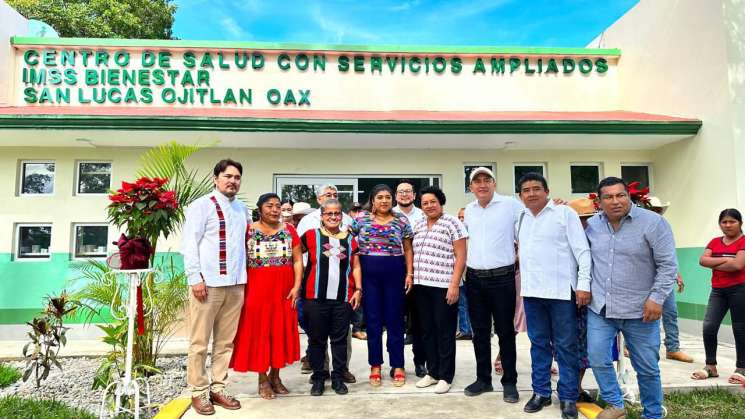 Inauguran rehabilitación del CESSA de San Lucas Ojitlán