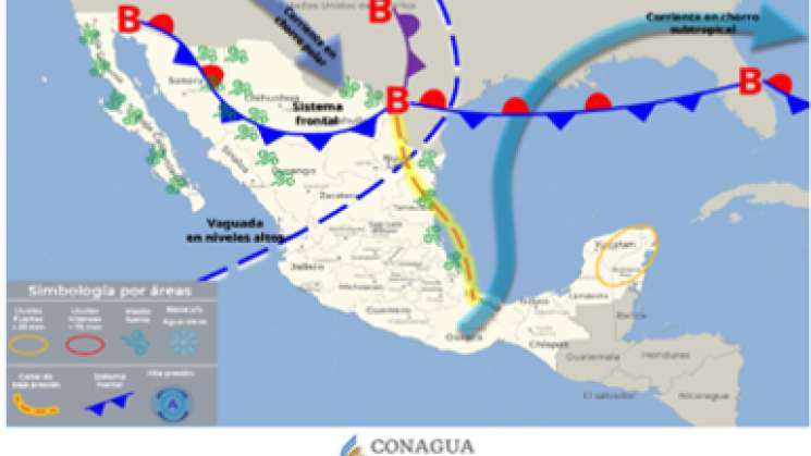 Aire frío incrementará bajas temperaturas y norte en Oaxaca 