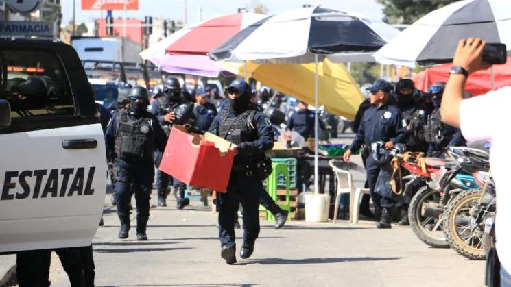 Realizan operativo conjunto contra pirotecnia en Oaxaca 