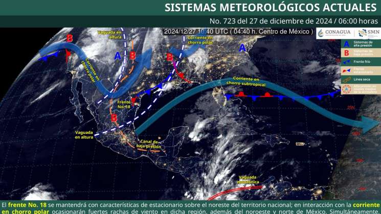 Seguira ambiente frío y lluvias escasa este viernes en Oaxaca 