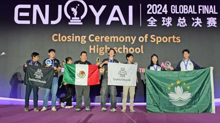 Mexicanos ganan oro y plata en mundiales de Robótica 