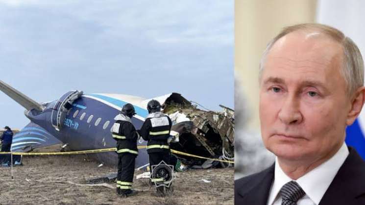 Se disculpa Putin  por accidente de Azerbaijan Airlines