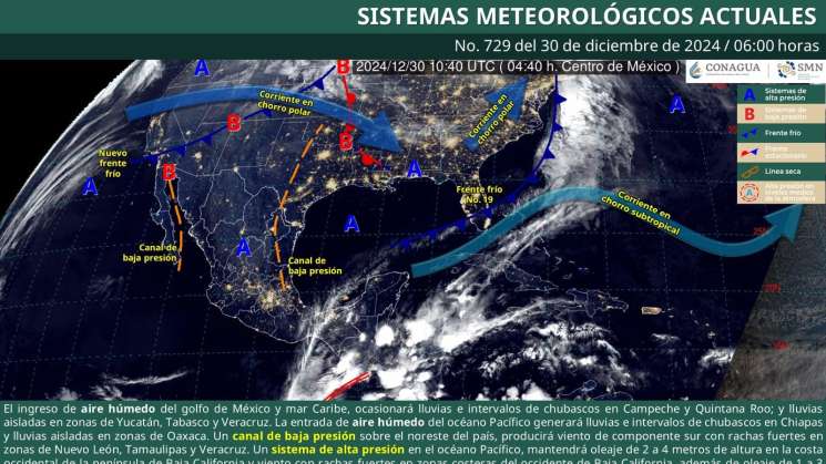 Persistirán condiciones invernales en Oaxaca para este Lunes 