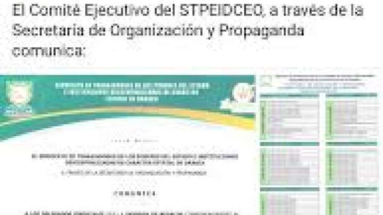 Gobierno de Oaxaca revela lista de reinstalados tras negociación 