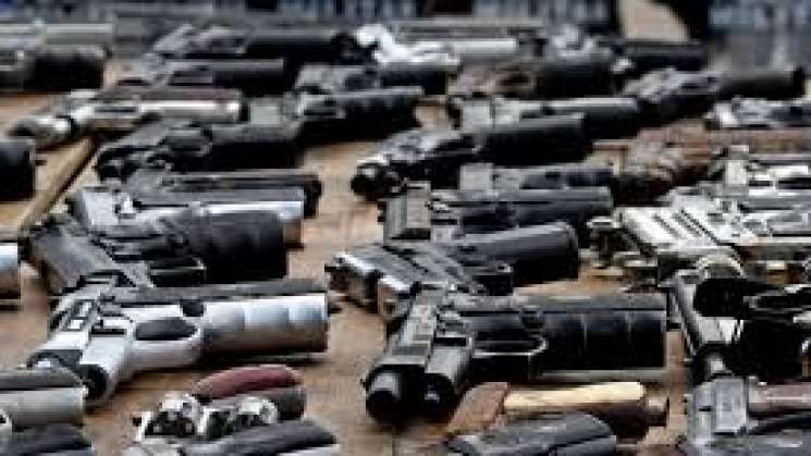 En México solo aseguran 8.6% de armas ilegales