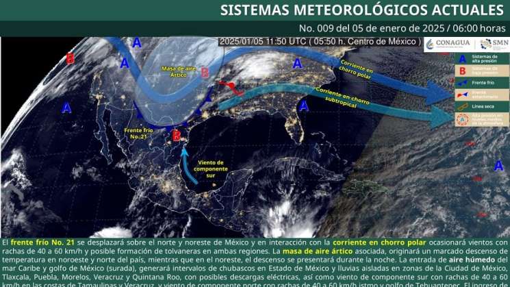 Anuncian ambiente frío y lluvias aisladas este domingo en Oaxaca 