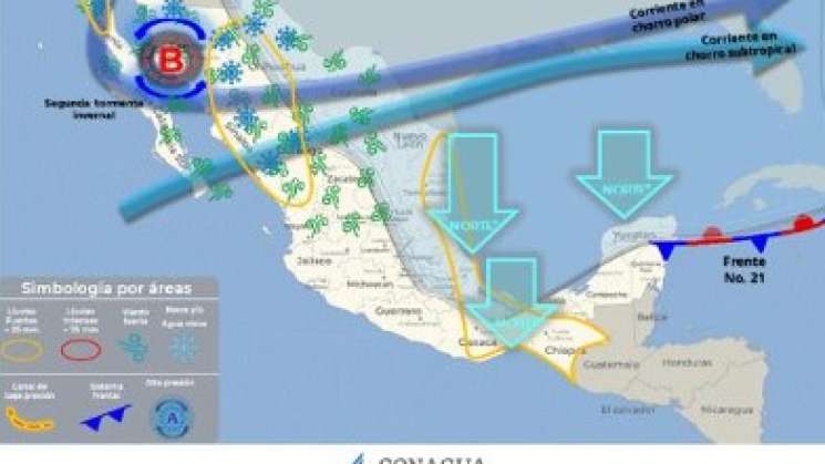 Prevén temperaturas de cero grado en zonas de Oaxaca 