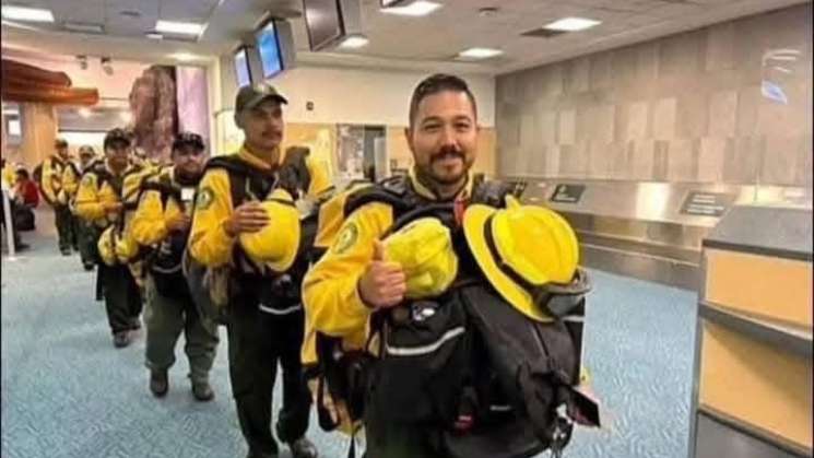 Llega a Los Angeles equipo de Conafor y Sedena tras incendios 