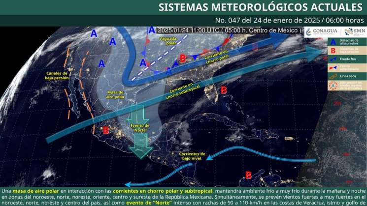 Continuará ambiente frío en Oaxaca, lluvias en algunas zonas 