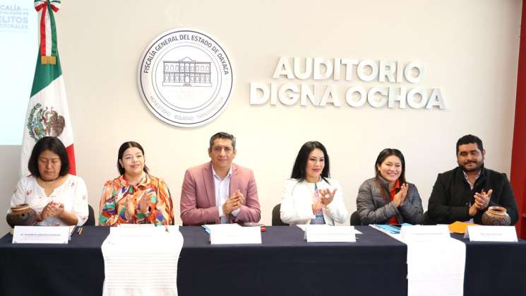 Presenta FGEO programa para prevenir violencia política a mujeres