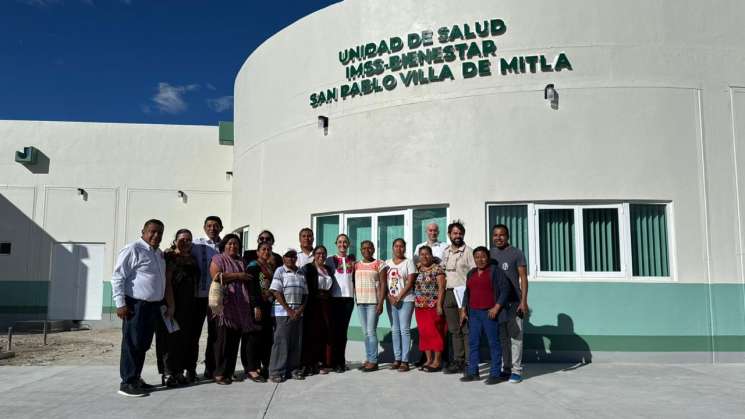 Visita Sheinbaum nueva Unidad de Salud IMSS-BIENESTAR de Mitla 