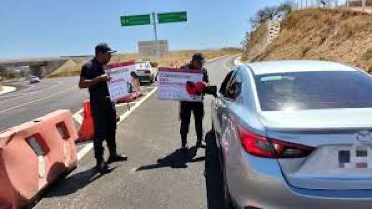 4 tramos con restricciones en autopista a la costa, precaución 