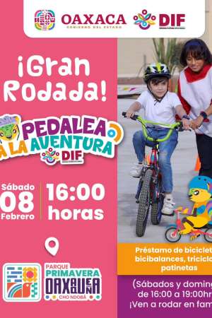 Invita DIF Estatal a la Gran rodada “Pedalea a la Aventura” 