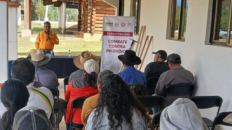 Impulsa Coesfo prevención de incendios forestales en la Mixteca 