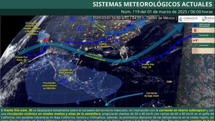 Prevén tormentas aisladas y lluvias en norte de Oaxaca 