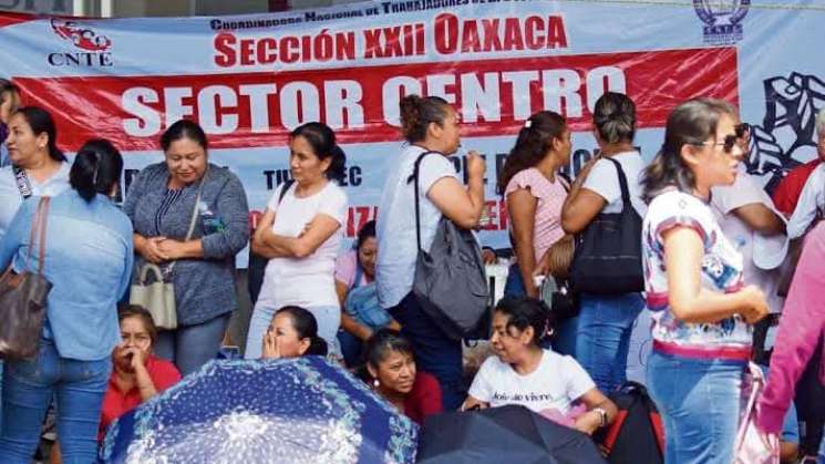 Anuncia Sección XXII otro paro de labores de 72 horas