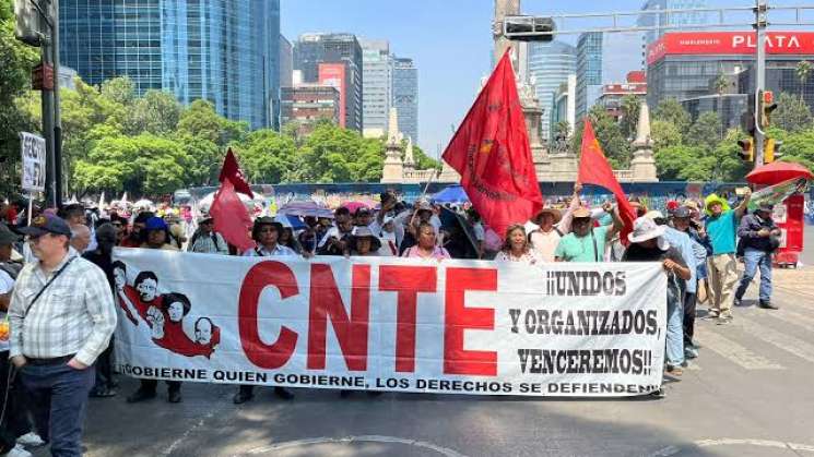 Anuncia CNTE paro nacional y marcha en CDMX este viernes 7