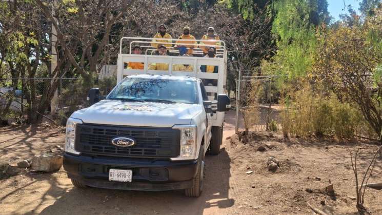 Atiende Coesfo reporte de incendio forestal en Ixtlán de Juárez