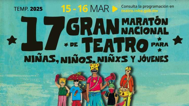 17° Gran Maratón de Teatro para niñas,niños y jóvenes 